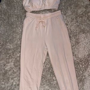 Matching lounge set - beige - Medium - New w/o tags
